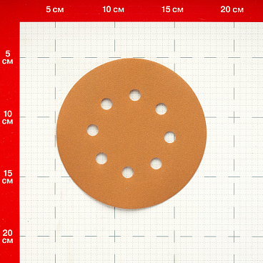 Диск шлифовальный Sunmight Gold d125 мм P180 на липучку бумажная основа (5 шт.)