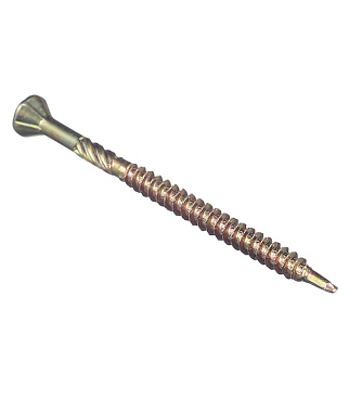 Саморезы для массивной доски 50x3,2 мм желтые (500 шт.)