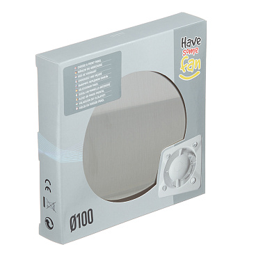 Панель декоративная для вентилятора KW Awenta PEI100 нержавеющая сталь