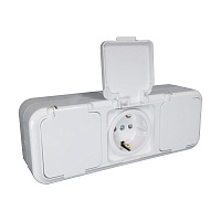 Розетка Svet накладная белая (EV 0366-6630)