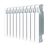 Радиатор биметаллический Rifar Monolit Ventil MVR 500 мм 10 секций 3/4 нижнее правое подключение белый