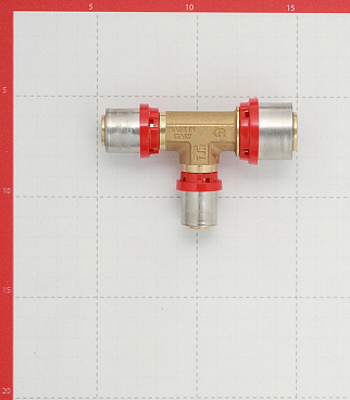 Тройник Tiemme 26(пресс) х 16(пресс) х 20(пресс)