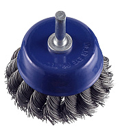Кордщетка для дрели Практика витая жесткая чашеобразная d75 мм (032-560)
