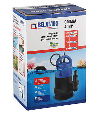 Насос дренажный Belamos Omega 40SP для грязной воды 125 л/мин (НД40БSP)