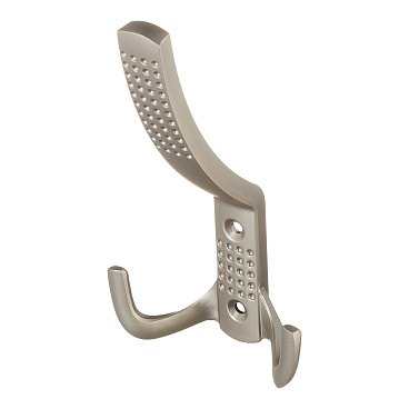 Крючок-вешалка трехрожковый сатин (129906)