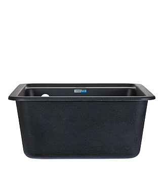 Мойка для кухни Granula Standard 50х42х19 см врезная кварц черная