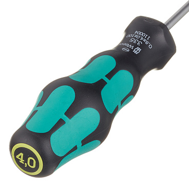 Отвертка плоская SL4 100 мм Wera (WE-100043)