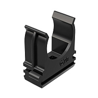 Крепеж-клипса для труб 20 мм Greenel черная (100 шт.) (GE50141-05)