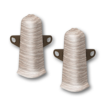 Угол наружный Деконика 70 мм дуб латте Г-профиль (2 шт.)