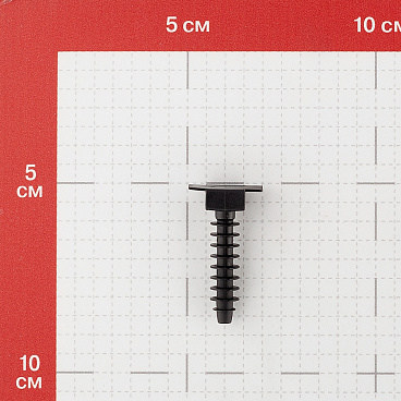 Дюбель для крепления стяжек EKF PROxima 6х35 мм полиамидный черный (100 шт.) (plc-fti-6b)