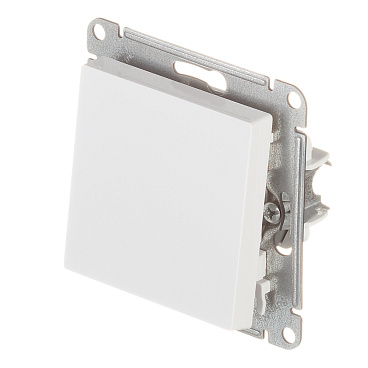 Переключатель Systeme Electric AtlasDesign одноклавишный встраиваемый белый (ATN000171)