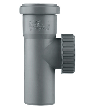 Ревизия Ostendorf HTRE d50 мм пластиковая для внутренней канализации (112600)