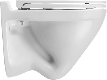 Унитаз подвесной Sanita Luxe Аттика с сиденьем дюропласт микролифт (WC.WH/Attica/DM/WHT.G/S1)