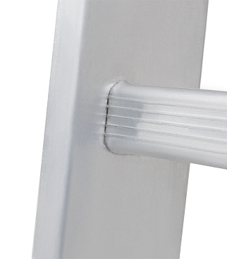 Лестница алюминиевая приставная односекционная 10 ступеней Новая высота бытовая