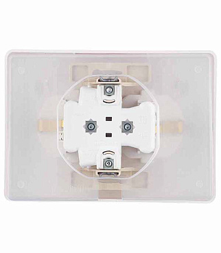 Розетка Systeme Electric Blanca встраиваемая белая со шторками (BLNRS441121)