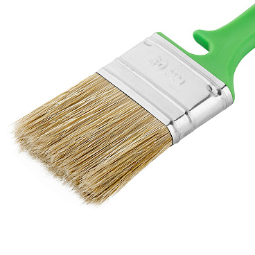 Кисть плоская смешанная щетина пластиковая ручка Wenzo Pro 50х12 мм для антисептиков