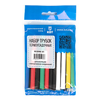 Трубка термоусадочная КВТ Колорит ТНТ HF 8/4 мм 100 мм 6 цветов (20 шт.)