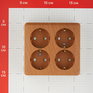 Розетка Systeme Electric Этюд накладная бук со шторками (PA16-208T)