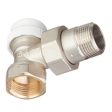 Клапан термостатический угловой Valtec 3/4 НР(ш) х 3/4 ВР(г) для радиатора (VT.031.N.05)