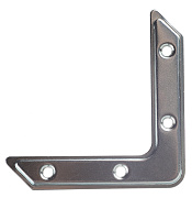 Уголок плоский оцинкованный 75х75х14х1 мм (4 шт.)