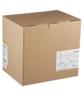 Вентилятор канальный осевой Cata Duct In Line d125 мм слоновая кость