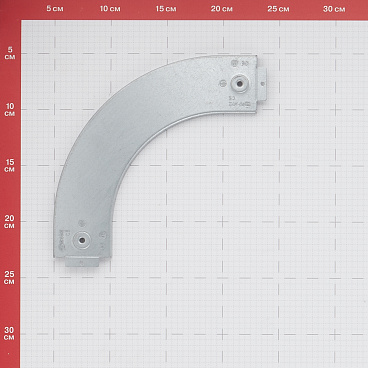Крышка на угол горизонтальный 90° для лотка DKC 50х50 мм (38000)