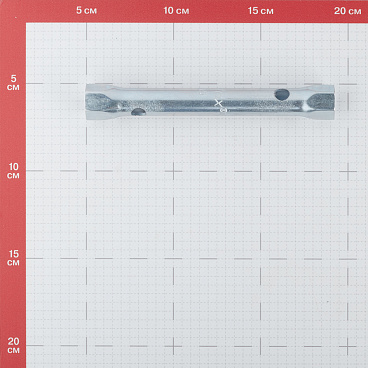 Ключ трубчатый оцинкованный прямой Matrix 14х15 мм с антикоррозийным покрытием