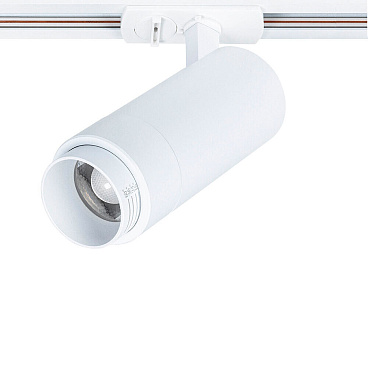 Светодиодный трековый светильник однофазный Arte Lamp Merak 3000К 15 Вт 4 кв.м белый (A3530PL-1WH)