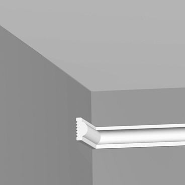 Молдинг из пенополистирола 20х10х2000 мм Плинтэкс M 20/10 белый