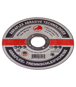 Круг отрезной по металлу Abraflex 115х22х1 мм (А115102223/32081)