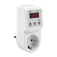 Реле напряжения EKF PROxima 230 В 16 А тип AC розеточное цифровое (MRVs-16)