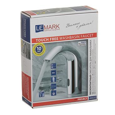 Смеситель для раковины Lemark Project хром сенсорный (LM4652CE)