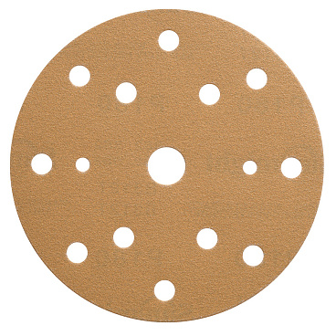Диск шлифовальный Sunmight Gold d150 мм P180 на липучку бумажная основа (5 шт.)