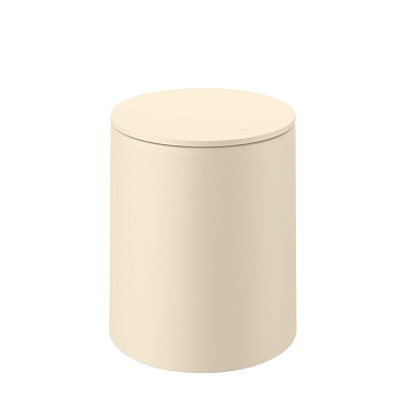 Ведро для мусора Ambient Flux с крышкой 5 л полипропилен бежевое