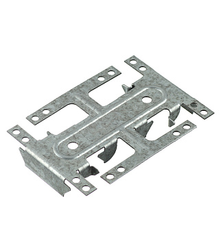 Соединитель одноуровневый креветка КМ Стандарт 47х17 0,9 мм