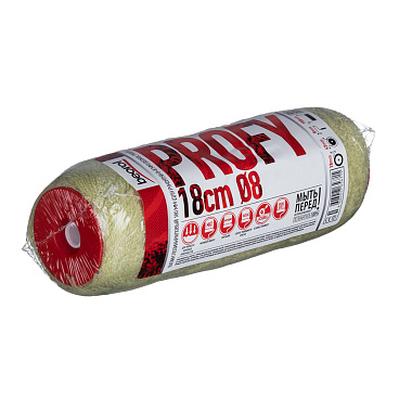 Валик полиакрил 180 мм d48 мм ворс 18 мм для водной основы без ручки Beorol Profy