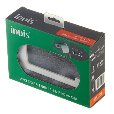 Держатель для туалетной бумаги Iddis Slide сталь белый (SLIWT00i43)