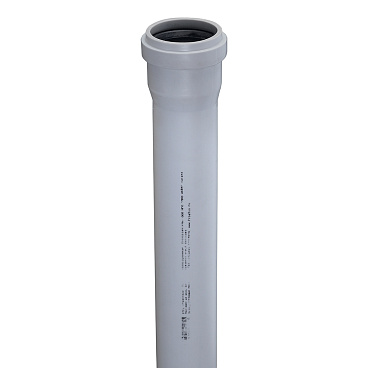 Труба канализационная Pro Aqua Stilte Plus d58x500 мм пластиковая шумопоглощающая для внутренней канализации