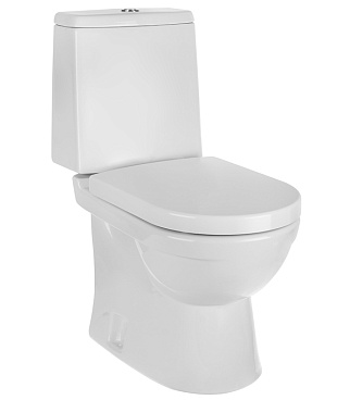 Унитаз-компакт Sanita Luxe Next с универсальным выпуском с сиденьем дюропласт микролифт белый (WC.CC/Next/2-DM/WHT.G/S1)
