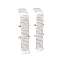 Соединитель Идеал Деконика 70 мм ясень бьянко Г-профиль (2 шт.)