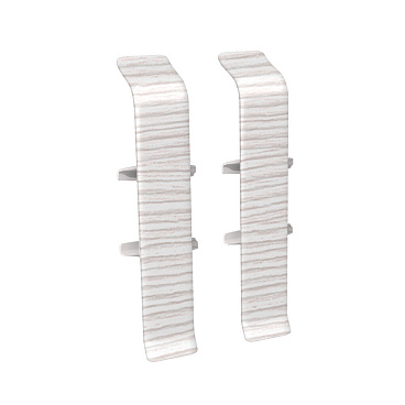 Соединитель Идеал Деконика 70 мм ясень бьянко Г-профиль (2 шт.)