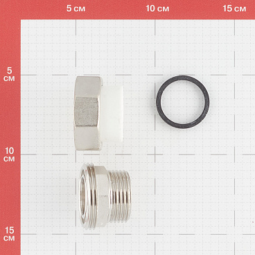 Муфта полипропиленовая Valtec разъемная (американка) 25 мм х 1 НР(ш) (VTp.761.0.02506)