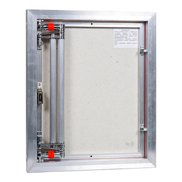 Люк ревизионный под плитку Практика EuroFormat-R алюминиевый 500х600 мм скрытый нажимной