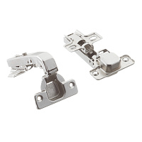 Петля мебельная Click 90° угловая с ответной планкой и доводчиком (2 шт.)
