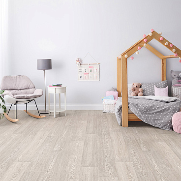 Линолеум бытовой 2 м Juteks Just Grey Oak антистатический