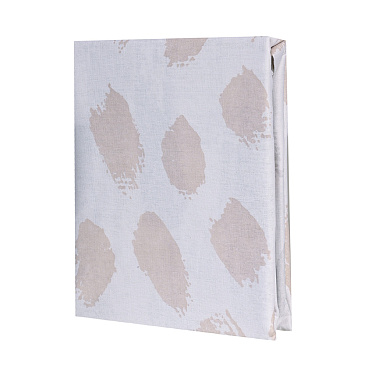 Простыня 215х240 см бязь серо-белая Melissa Rhona