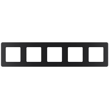 Рамка Legrand Inspiria пятиместная антрацит (673973)