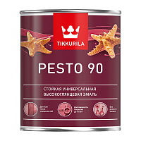 Эмаль алкидная Tikkurila/Tikkivala Pesto 90 база С глянцевая 0,9 л