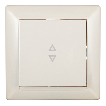 Переключатель Svet одноклавишный встраиваемый бежевый (SV1001-0017)