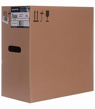 Раковина-мини Sanita Лада 37 см подвесная белая (LDASAWB01)